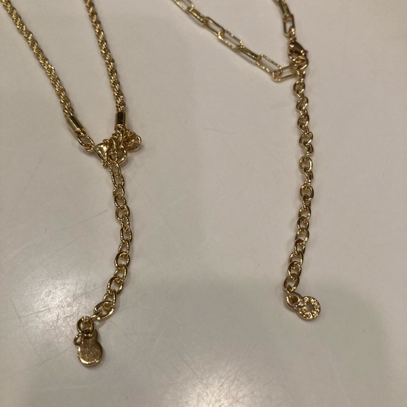Set of Baublebar Short Goldtone Necklaces - Picture 2 of 3